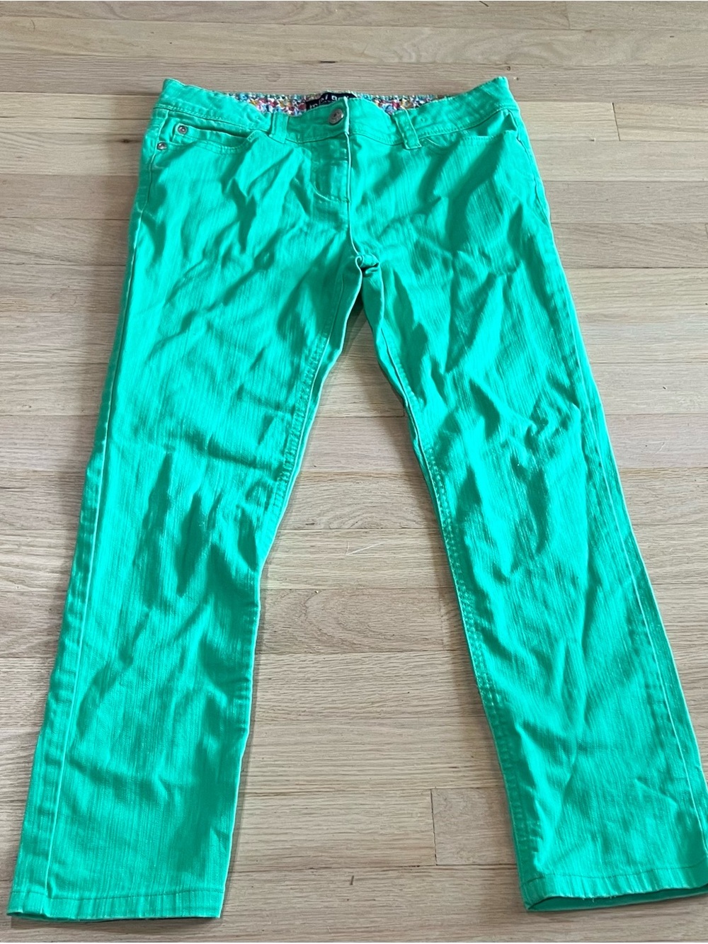Mini Boden Green Kids Jeans 12